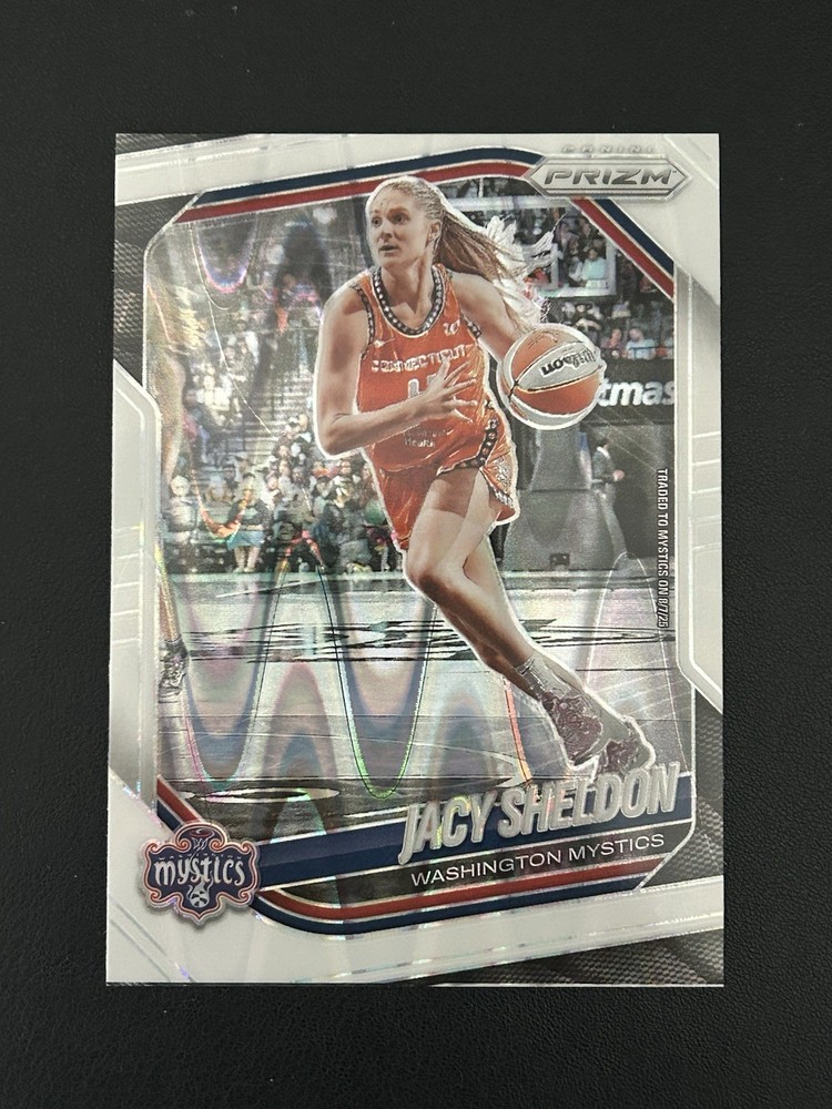2025 Panini Prizm WNBA – Jacy Sheldon #113 White Seismic Prizm