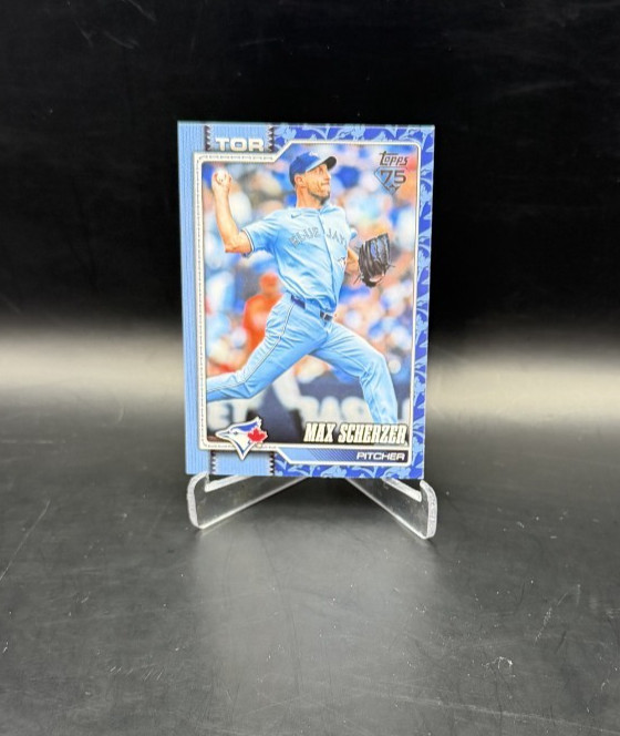 2026 Topps Series 2 – Max Scherzer #569 Team Color Border Toronto Blue Jays