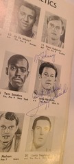1969 Chicago Bulls Program Celtics John Havlicek DOUBLE SIGNED Auto Dick Motta