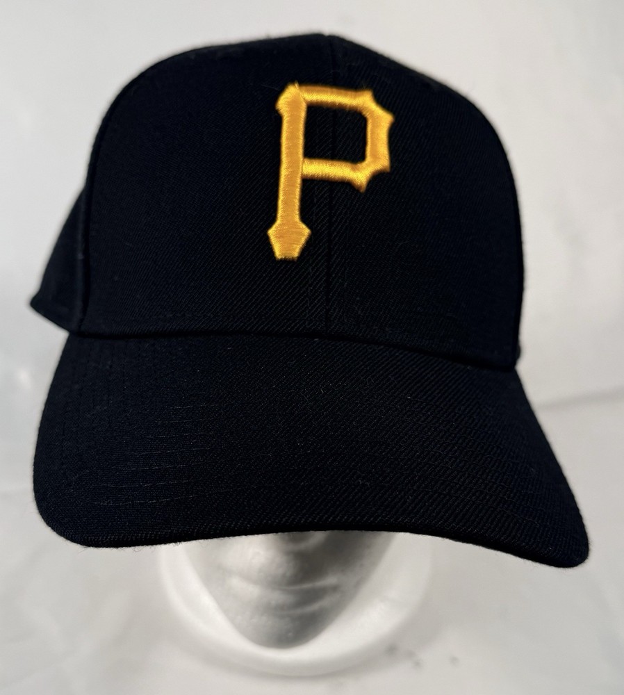 VTG Pittsburgh Pirates 47 Brand Baseball Hat One Size Black Cap