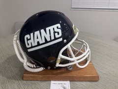 Vintage New York Giants Riddell Helmet Phone Telephone w/ Manual Excellent Cond