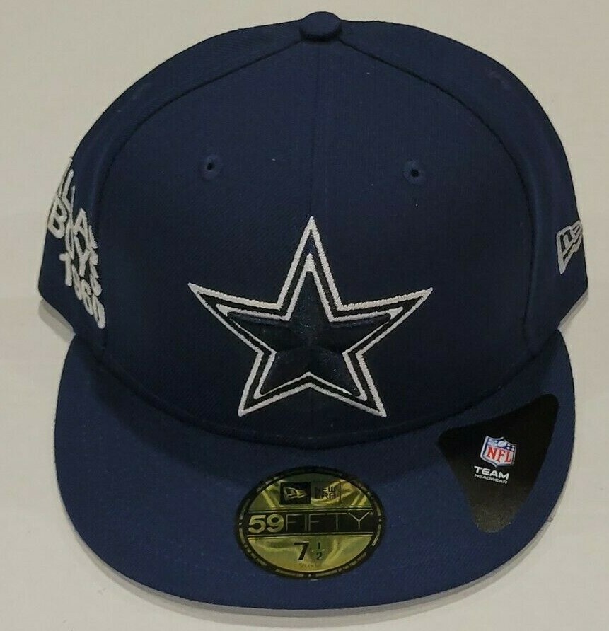 NFL Dallas Cowboys NEW ERA 59FIFTY (Fitted 7 1/2) Men&rsquo;s Cap (BLUE 2540)