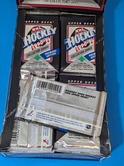 1990-91 Upper Deck Hockey Low Series Unopened Foil Pack Possible RC Jagr, Bure