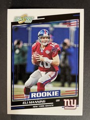 2012 Score #371 Eli Manning RC Flashbacks New York Giants