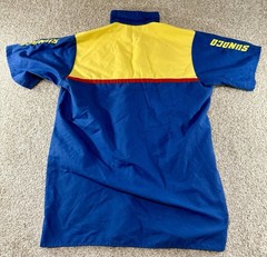 Sunoco Official Fuel of NASCA RShort Sleeve Button Shirt Size Medium