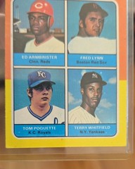 1975 Topps – 1975 Rookie Fred Lynn, Terry Whitfield, Tom Poquette #622 (RC)