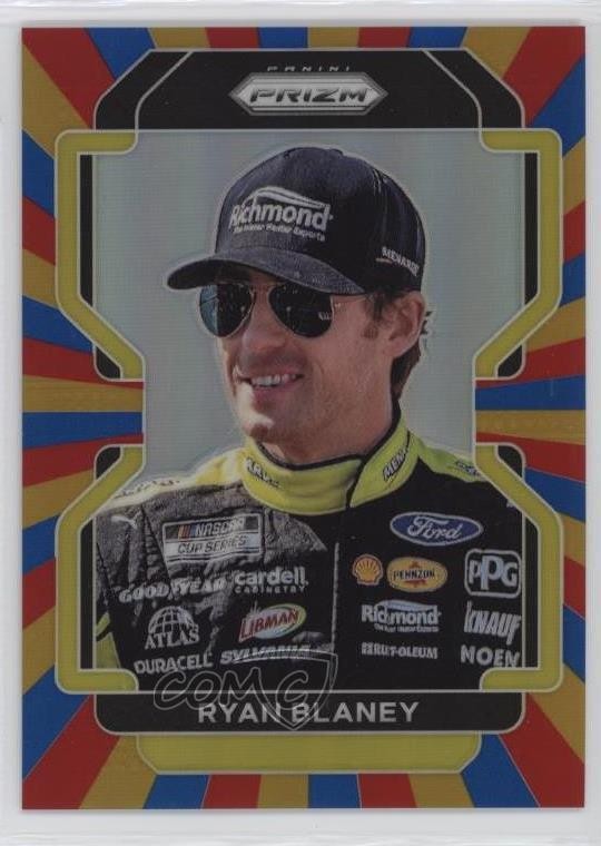 2022 Panini Prizm Profiles Rainbow Prizm /24 Ryan Blaney #79 nd3