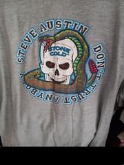 2000 WWF Wrestling Stone Cold Steve Austin SCSA Baseball Jersey XL Vintage