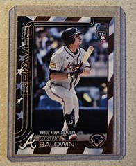 Drake Baldwin 2025 Topps Update SP Independence Day RC #d /76 – Braves 🔥