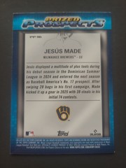 2025 Bowman Chrome Draft Prized Prospects Jesus Made Mojo Refractor Brewers