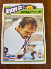 1977 Topps Mexican #66 Jon Keyworth RARE short print (SP) of the Denver Broncos