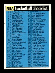 1974-75 TOPPS BASKETBALL 1 TO 132 / SEE DROP DOWN MENU