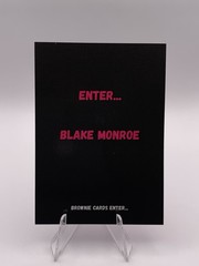 Blake Monroe CUSTOM WWE Card ACEO Entrance Design