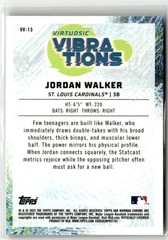 2022 Bowman Virtuosic Vibrations Jordan Walker #VV-13