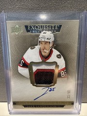 2022-23 UD The Cup Exquisite Rc Endorsements Patch Auto Jake Sanderson /50 3Clr