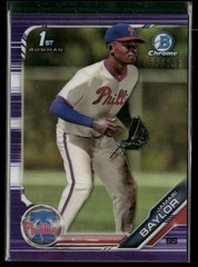 2019 Bowman Draft #BDC-41 Jamari Baylor Chrome Purple Refractor #/250