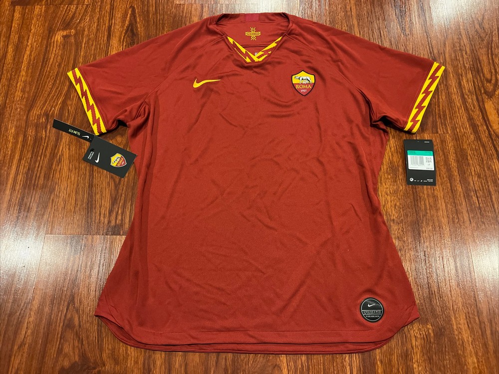 2019-20 Nike Breathe Women’s AS Roma Home Soccer Jersey XL Forza Roma