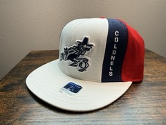 NWT Kentucky Colonels ABA Reebok Fitted Hat Size 7 1/4 White Red White & Blue