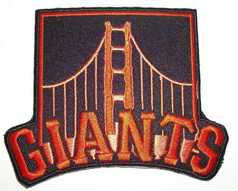 San Francisco Giants Embroidered Golden Gate PATCH~4 5/8&Prime; x 3 3/4&Prime;~Iron Sew~MLB