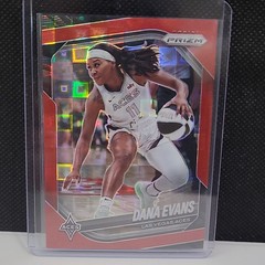 2025 Panini Prizm WNBA Dana Evans #33 Red Pandora Prizm Las Vegas Aces 40/199