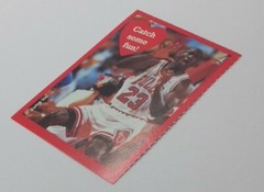 1990 90 Jump Inc Catch Some Fun! Valentines Card Michael Jordan, Bulls, HOF