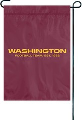 Washington Football Team Commanders Garden Flag Banner Premium 13×18 Nylon Appli