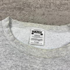 VTG Baltimore Ravens Super Bowl Sweatshirt XL Gray Blue Script Graphic Mens 2001