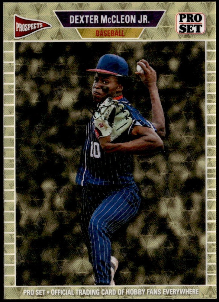 2026 Pro Set Metal #89B-61 Dexter McCleon Jr. 1989 Super Prismatic Gold 1/1 G2