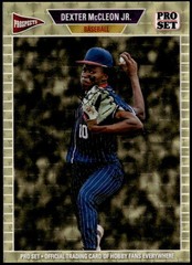 2026 Pro Set Metal #89B-61 Dexter McCleon Jr. 1989 Super Prismatic Gold 1/1 G2