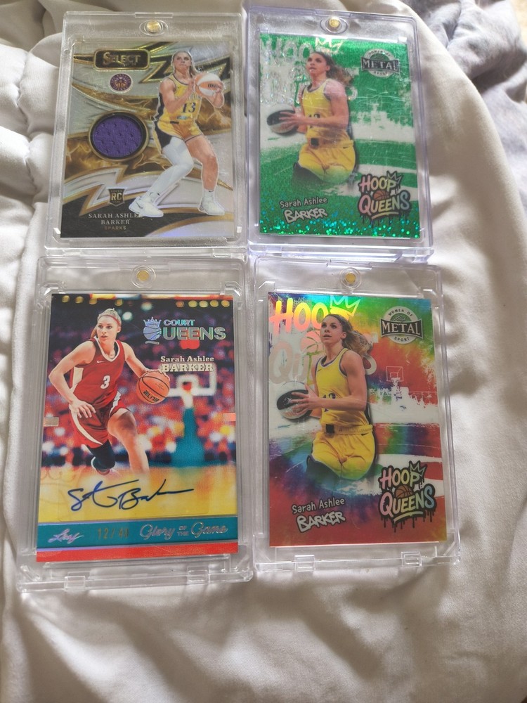2025 Sarah Ashlee Barker 4 Card Lot With AUTO!