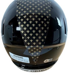 DREW BREES SIGNED NEW ORLEANS SAINTS FULL SIZE HELMET BECKETT COA 4W503645 HOF