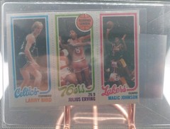 1980-81 Topps Magic J L Bird DR. J 139-174-34 RC Rookie