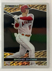 Topps 2021 Update Series Black Gold Insert Shohei Ohtani #BG-13 Angels