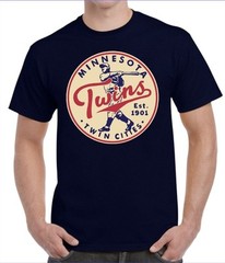 Minnesota Twins Men&rsquo;s Cotton Tee Small to 4X-Large