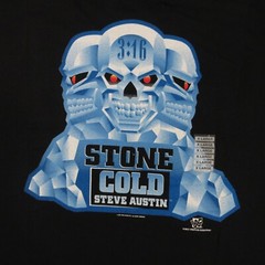 Vintage WWF Shirt Mens XL Black Stone Cold Steve Austin 1997 Titan Sports Tee