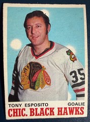 1969-70 OPEECHEE Tony Esposito Montreal Hockey Card #153