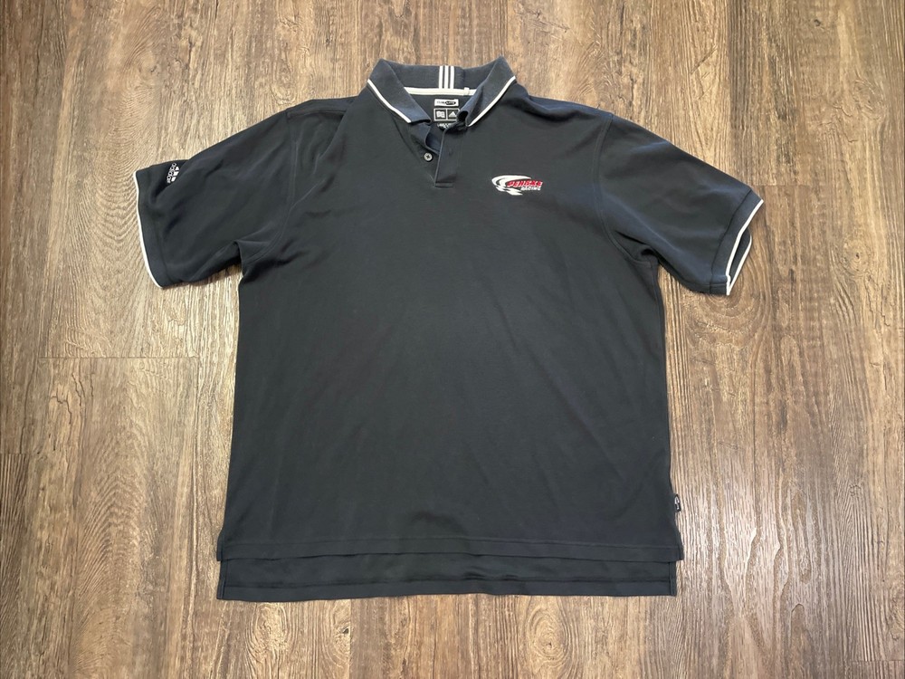 Vtg Penske Racing Polo Shirt Motorsports International Sz XL Adidas Climalit