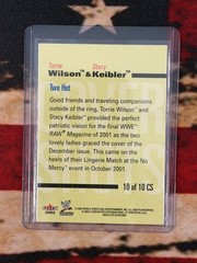 2002 Fleer WWE Absolute Divas Cover Shots Stacy Keibler & Torrie Wilson 10 of 10