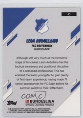 2025 Topps Chrome Bundesliga Toppsfractor /52 Leon Avdullahu #45 Rookie RC 0w93