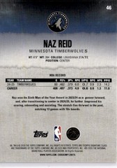 2025-26 Topps Signature Class #46 Naz Reid Orange #/50