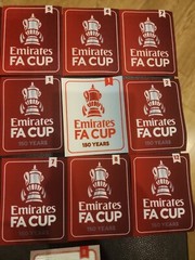 FA CUP PATCH ANY PLAYER ANY TEAM / FA CUP 150 YEARS PREMIER LEAGUE BADGE