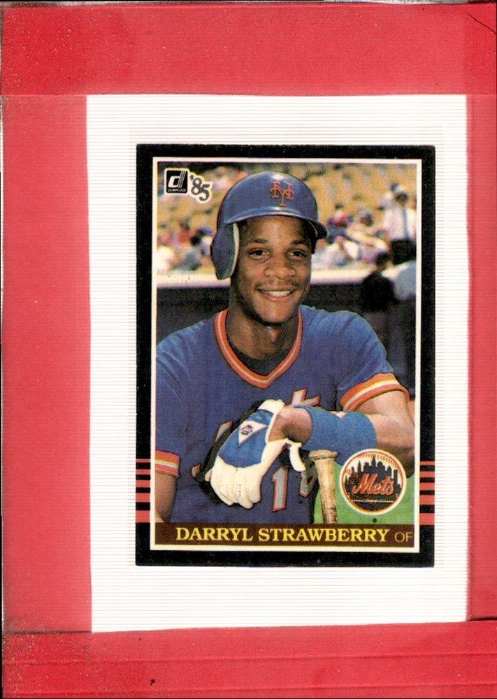 1985 Donruss #312 Darryl Strawberry NM-MT Mets ID:71078