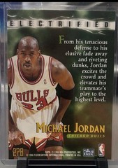 1995-96 Skybox Premium – Electrified Michael Jordan #278