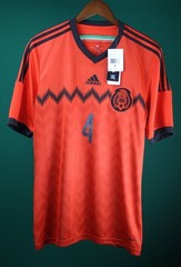 Mexico Jersey World Cup 2014 Medium #4 R. MARQUEZ Adidas