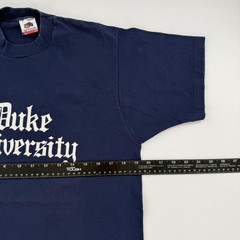 Vintage Duke University Shirt Mens Large Blue NCAA College Fruit Of The Loom USA