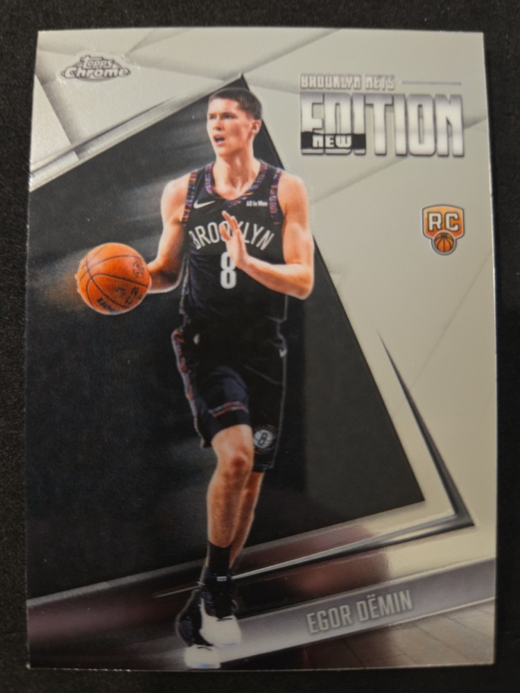 2025-26 Topps Chrome Update Egor Demin RC New Edition #GR-11 Brooklyn Nets