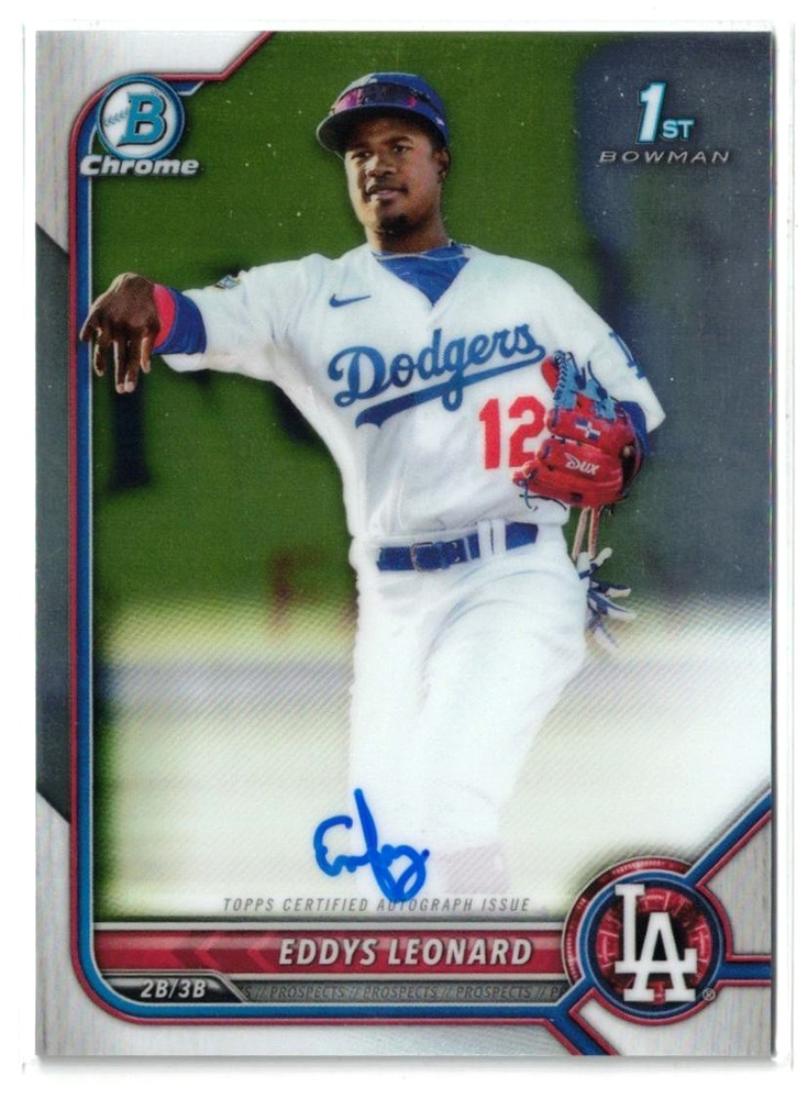 2022 1st Bowman RC AUTO Eddys Leonard #CPA-EL! SF Giants! Rookie! Autograph!