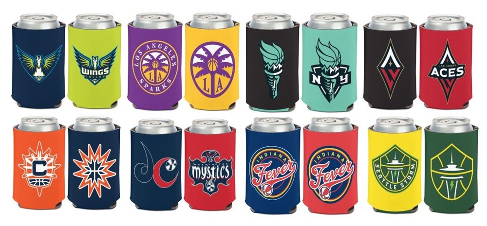 WNBA Basketball 12oz Can Cooler (Choose Team)