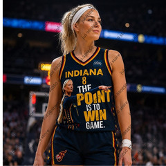 Sophie Cunningham The Point Is To Win Game Pointing Graphic T Basketball Shirt