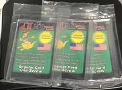(3-Pack) PRO MOLD REGULAR, 20pt, SCREW-DOWN CARD HOLDER, PC5II, FREE SHIPPING